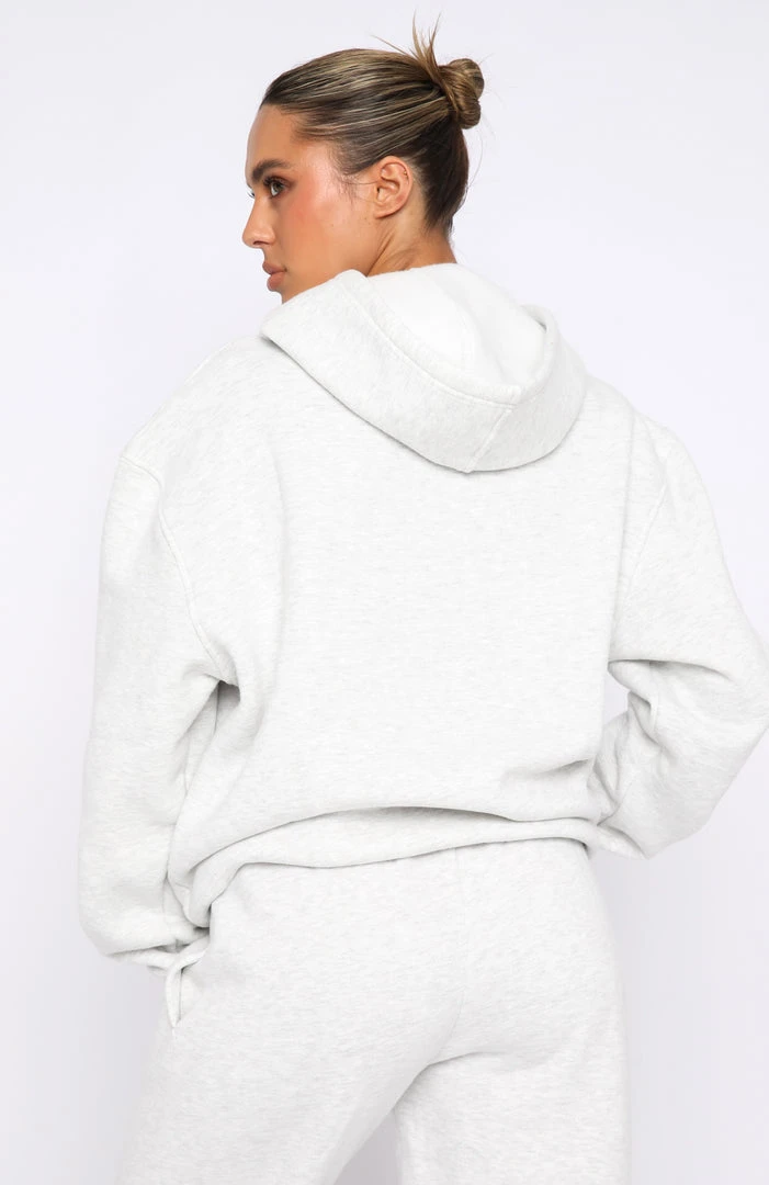 White Fox Boutique AU Clothing Varsity Vibe Hoodie Grey Marle 6 White Fox Boutique AU Clothing Varsity Vibe Hoodie Grey Marle