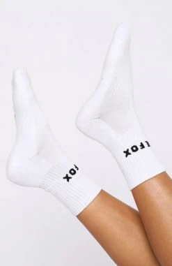 White Fox Boutique AU Restocked 4th Edition Socks White
