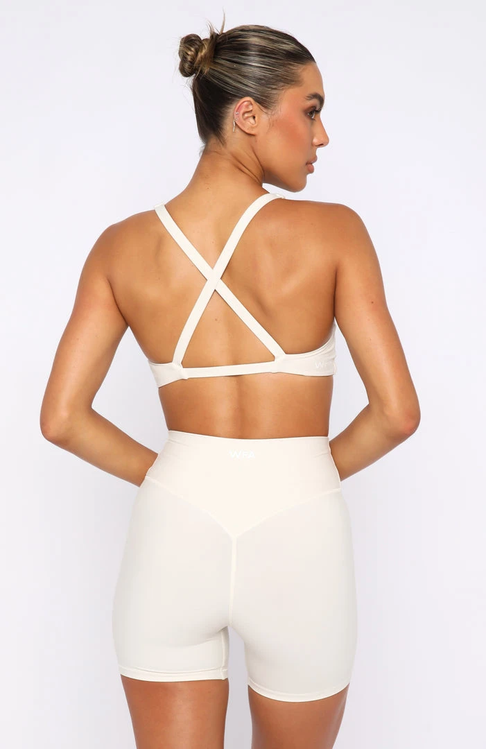 White Fox Boutique AU High Definition Sports Bra Stone Activewear 6 White Fox Boutique AU High Definition Sports Bra Stone Activewear