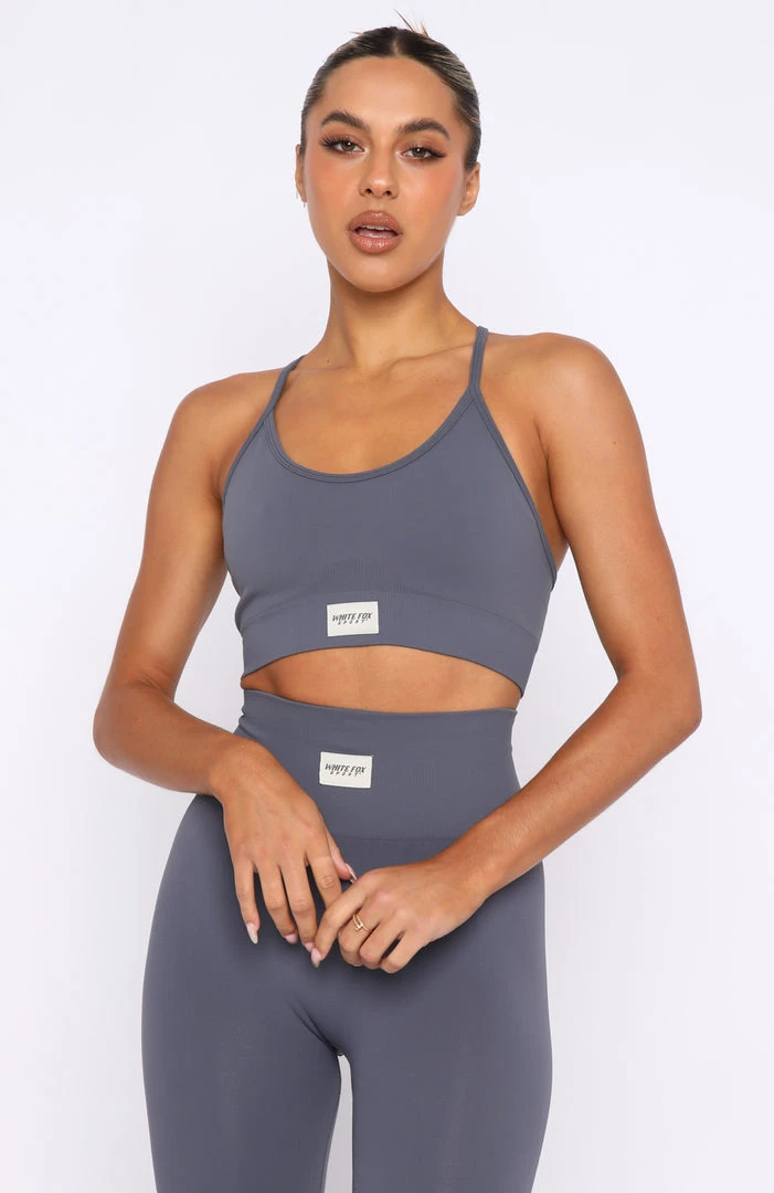 White Fox Boutique AU Be Ready Seamless Sports Crop Storm Activewear 4 White Fox Boutique AU Be Ready Seamless Sports Crop Storm Activewear