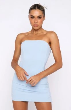 White Fox Boutique AU Clothing My First Choice Mini Dress Blue 10 White Fox Boutique AU Clothing My First Choice Mini Dress Blue