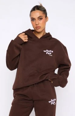 White Fox Boutique AU Clothing 4th Edition Oversized Hoodie Cocoa
