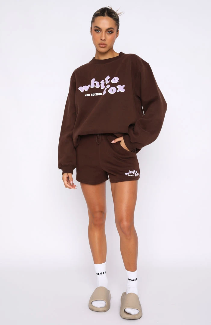 White Fox Boutique AU Clothing 4th Edition Lounge Shorts Cocoa 7 White Fox Boutique AU Clothing 4th Edition Lounge Shorts Cocoa