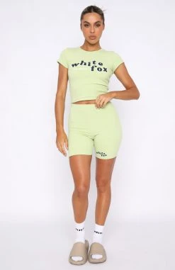 White Fox Boutique AU 4th Edition Ribbed Baby Tee Apple 13 White Fox Boutique AU 4th Edition Ribbed Baby Tee Apple