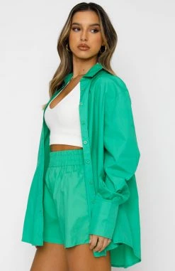 White Fox Boutique AU Behind The Look Shirt Green Clothing 17 White Fox Boutique AU Behind The Look Shirt Green Clothing