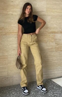 White Fox Boutique AU Keep On Moving Pants Sand Clothing 17 White Fox Boutique AU Keep On Moving Pants Sand Clothing