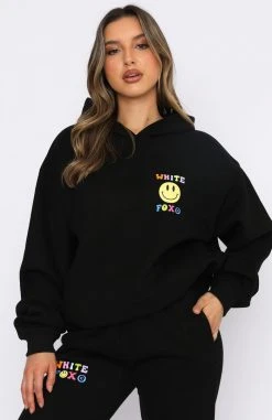 White Fox Boutique AU Just You Wait Hoodie Black
