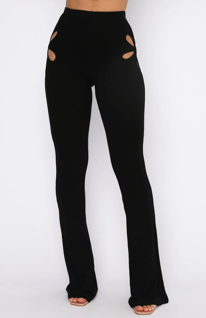 White Fox Boutique AU Going Fast Pants Black 4 White Fox Boutique AU Going Fast Pants Black