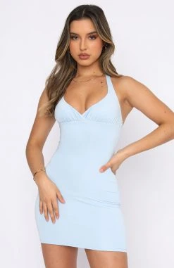 White Fox Boutique AU Midnight Rush Mini Dress Blue Dresses
