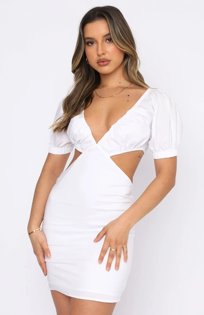 White Fox Boutique AU Be The One Mini Dress White 4 White Fox Boutique AU Be The One Mini Dress White
