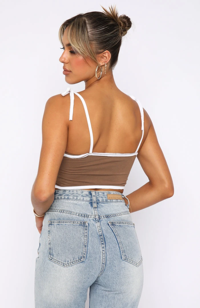 White Fox Boutique AU Clothing In Your Eyes Crop Chocolate 6 White Fox Boutique AU Clothing In Your Eyes Crop Chocolate