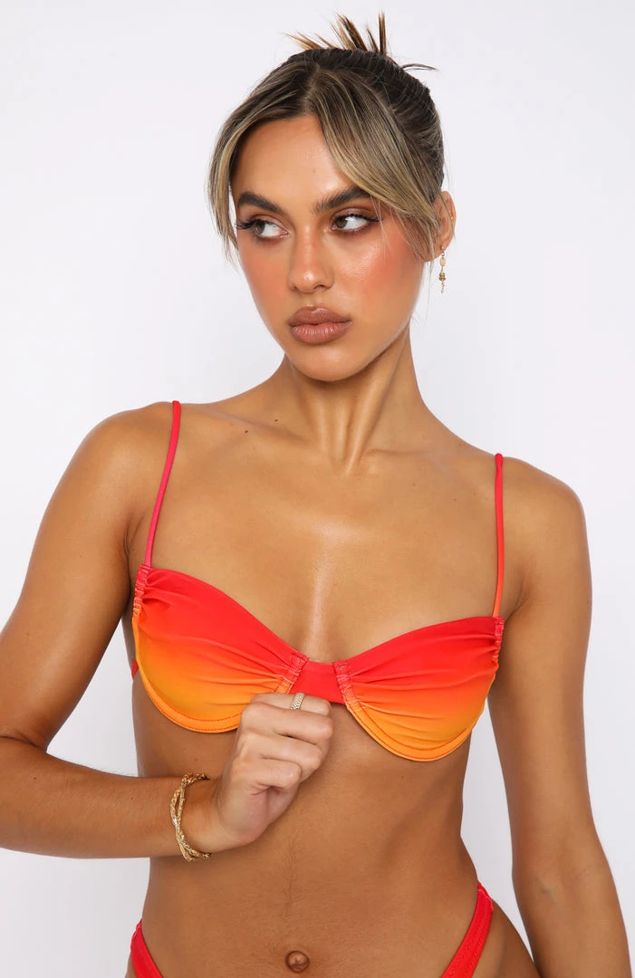 White Fox Boutique AU More Than A Dream Bikini Top Sunset Ombre Swimwear 4 White Fox Boutique AU More Than A Dream Bikini Top Sunset Ombre Swimwear