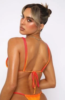 White Fox Boutique AU Tropical Attraction Bikini Top Sunset Ombre Swimwear 9 White Fox Boutique AU Tropical Attraction Bikini Top Sunset Ombre Swimwear