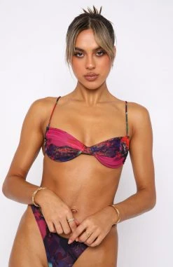 White Fox Boutique AU Swimwear Going Coastal Bikini Top Radiation