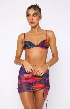 White Fox Boutique AU Do Not Disturb Mini Skirt Radiation