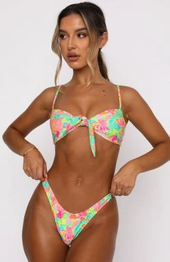 White Fox Boutique AU Belmont Bottoms Tropicana Print Swimwear