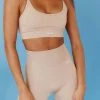 White Fox Boutique AU Cool Off Seamless Sports Bra Latte 2 White Fox Boutique AU Cool Off Seamless Sports Bra Latte