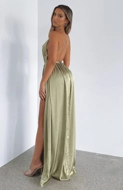 White Fox Boutique AU Clothing Akela Maxi Dress Matcha 11 White Fox Boutique AU Clothing Akela Maxi Dress Matcha