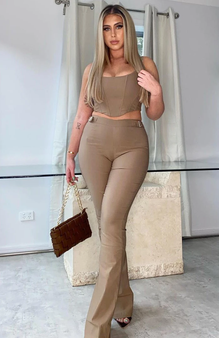 White Fox Boutique AU Satisfy Me Pants Mocha Clothing 11 White Fox Boutique AU Satisfy Me Pants Mocha Clothing