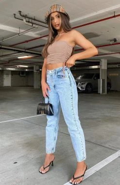 Whitefox Boutique Clothing Rock Your Body Boyfriend Jeans Mid Blue