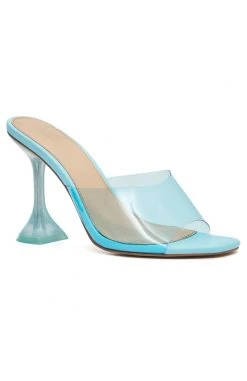 White Fox Boutique AU Lead You On Mules Blue
