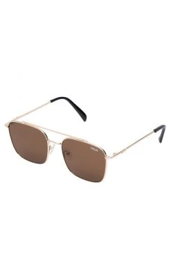 White Fox Boutique AU Accessories Madrid Sunglasses Gold/Chocolate