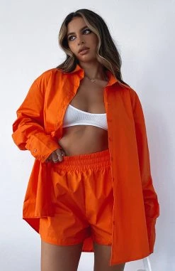 White Fox Boutique AU Behind The Look Shirt Orange Clothing 13 White Fox Boutique AU Behind The Look Shirt Orange Clothing