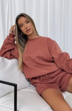 White Fox Boutique AU Clothing Best Of Both Oversized Sweater Rust 15 White Fox Boutique AU Clothing Best Of Both Oversized Sweater Rust