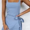 White Fox Boutique AU Better Now Mini Dress Blue