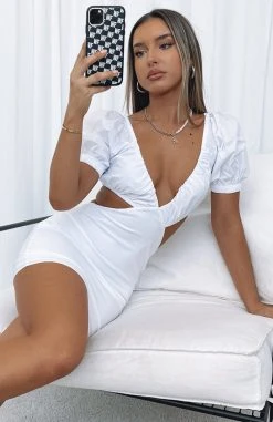 White Fox Boutique AU Be The One Mini Dress White