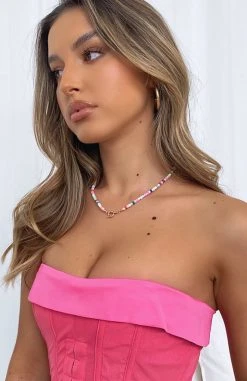 White Fox Boutique AU Bright Ideas Necklace Multi Accessories