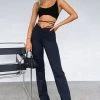 White Fox Boutique AU By Your Side Pants Black Clothing
