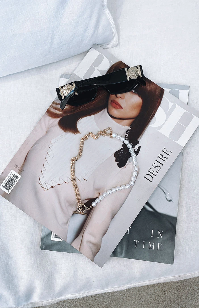 White Fox Boutique AU Check Back Necklace Gold 4 White Fox Boutique AU Check Back Necklace Gold