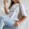 White Fox Boutique AU Clothing Check My Vibe Tee White