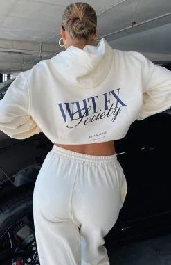 White Fox Boutique AU Classic Hoodie Cream