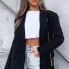 White Fox Boutique AU Chain Reaction Oversized Blazer Black 1 White Fox Boutique AU Chain Reaction Oversized Blazer Black