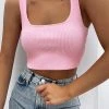 White Fox Boutique AU Clothing Give Notice Crop Pink