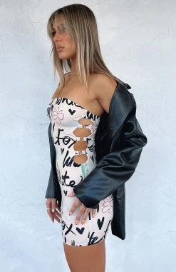 White Fox Boutique AU Hazed Dreams Mini Dress Latte Sketch 17 White Fox Boutique AU Hazed Dreams Mini Dress Latte Sketch