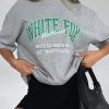 White Fox Boutique AU Clothing Health Club Tee Grey