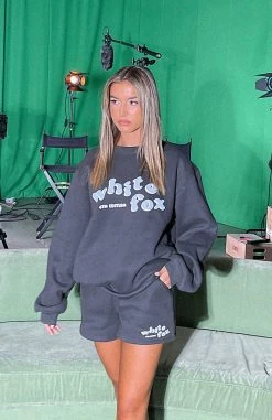 White Fox Boutique AU Clothing 4th Edition Oversized Sweater Storm