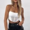 White Fox Boutique AU There You Go Bustier White Clothing