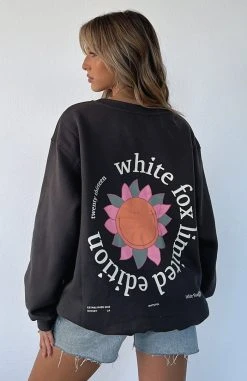 White Fox Boutique AU Clothing Days Like This Sweater Charcoal