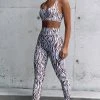 White Fox Boutique AU Activewear On The Move Leggings Zebra