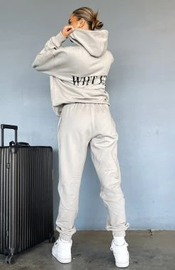 White Fox Boutique AU Classic Sweatpants Taupe Clothing 13 White Fox Boutique AU Classic Sweatpants Taupe Clothing