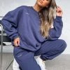 White Fox Boutique AU Not An Issue Sweatpants Navy