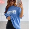 White Fox Boutique AU Classic Vibe Oversized Tee Blue 1 White Fox Boutique AU Classic Vibe Oversized Tee Blue