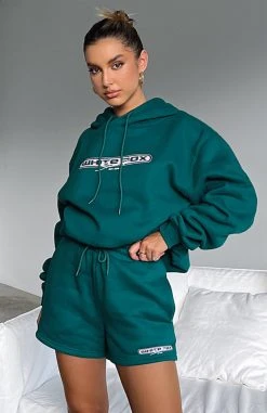 White Fox Boutique AU Clothing Impress Me Hoodie Green