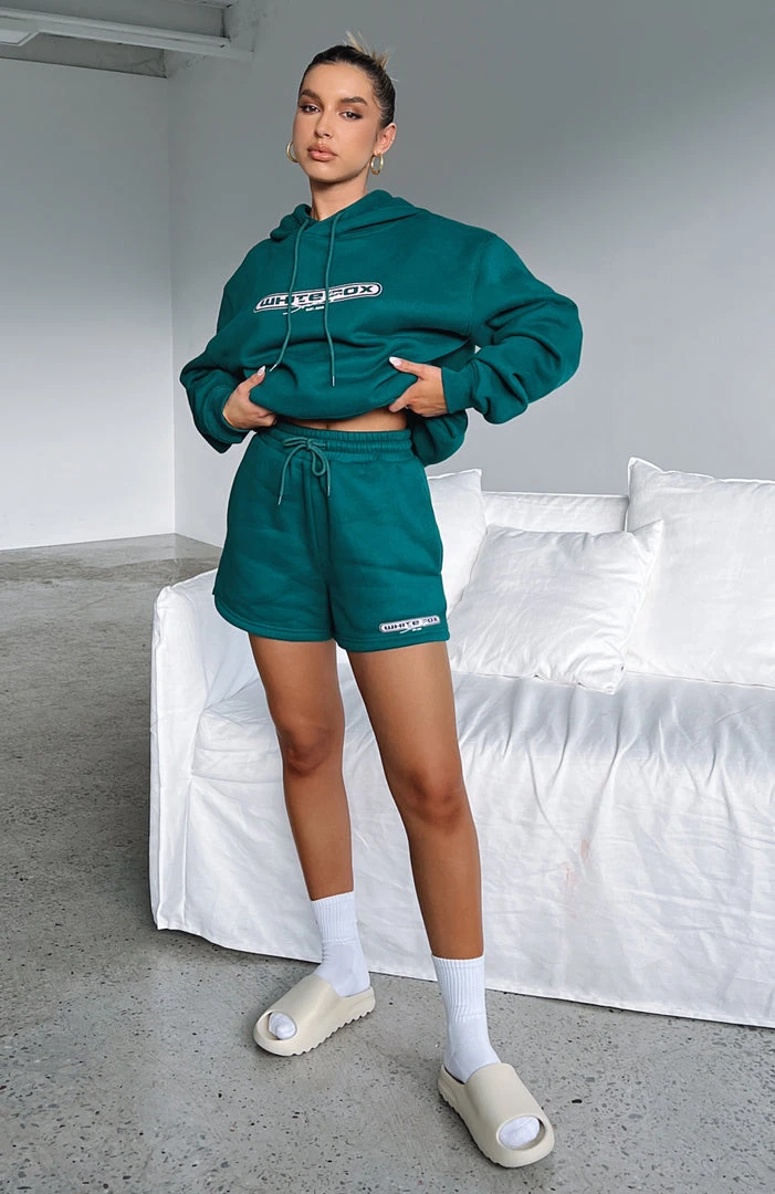 White Fox Boutique AU Clothing So Predictable Lounge Shorts Green 8 White Fox Boutique AU Clothing So Predictable Lounge Shorts Green