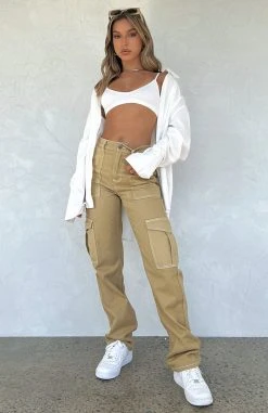 White Fox Boutique AU Keep On Moving Pants Sand Clothing 15 White Fox Boutique AU Keep On Moving Pants Sand Clothing