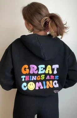 White Fox Boutique AU Just You Wait Hoodie Black